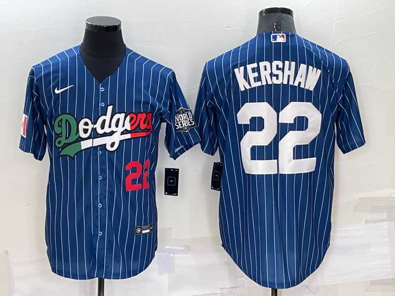 Los Angeles Dodgers #22 Clayton Kershaw Number Navy Blue Pinstripe 2020 World Series Cool Base Nike Jersey,We sell and wholesale Los Angeles Dodgers #22 Clayton Kershaw Number Navy Blue Pinstripe 2020 World Series Cool Base Nike Jersey on line form chian!
